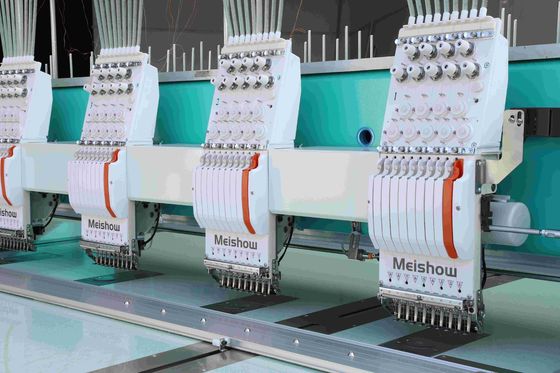 1200RPM Máquina de bordado de computadora plana 12 cabezas para telas y ropa