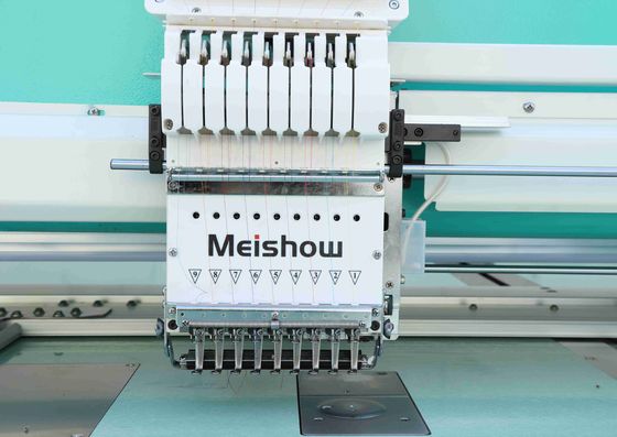 Máquina de bordado computarizada de agujas múltiples 9 agujas 24 máquina de bordado de cabeza