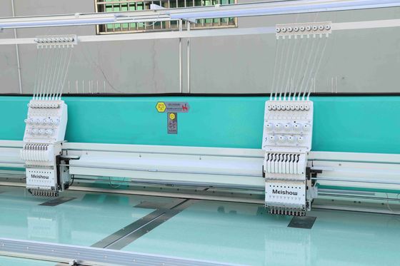 Máquina de bordado computarizada de agujas múltiples 9 agujas 24 máquina de bordado de cabeza