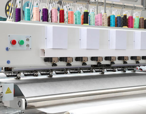 65 pulgadas de ancho de tejido Quilting máquina de bordado con una sola alfombra fija