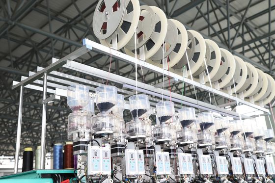 10 cabezas 4 máquina de bordado de aguja industrial con perlas Función de lentejuelas