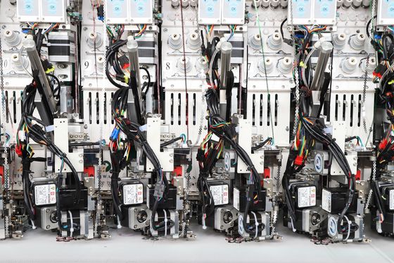 10 cabezas 4 máquina de bordado de aguja industrial con perlas Función de lentejuelas