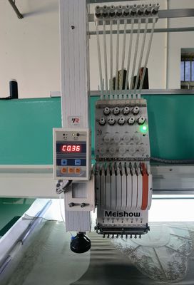 40W-80W máquina de bordado de corte por láser 20 cabeza para 2 capas de corte de tejido