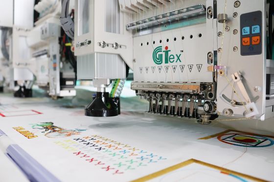 Máquina de bordado de cuerda computarizada con sistema de corte por láser