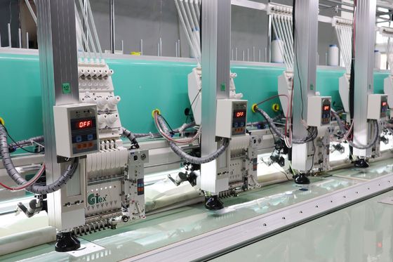 Máquina de bordado automática de corte por láser de computadora de 15 cabezas