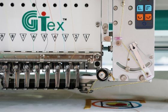 Máquina de bordado automática de corte por láser de computadora de 15 cabezas
