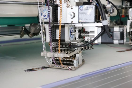 Máquina de bordado por computadora profesional 12 cabeza con marco de aluminio