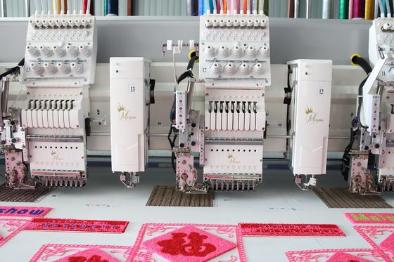 15 cabezas Máquina de bordado de toallas mixtas, máquina de bordado de palitos computarizada