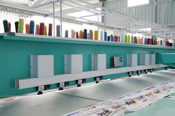Máquina de computadora de bordado de lencería única 15 agujas 10 cabezas