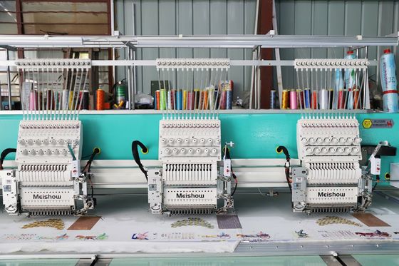 Máquina de bordado de seda de computadora 10 cabezas Área de personalización