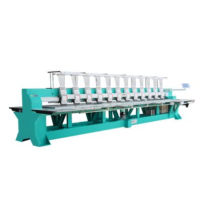 Máquina de bordado plana duradera / máquina de bordado por ordenador 12 cabeza