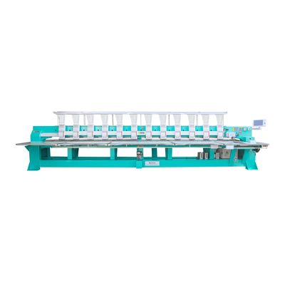Máquina de bordado plana duradera / máquina de bordado por ordenador 12 cabeza