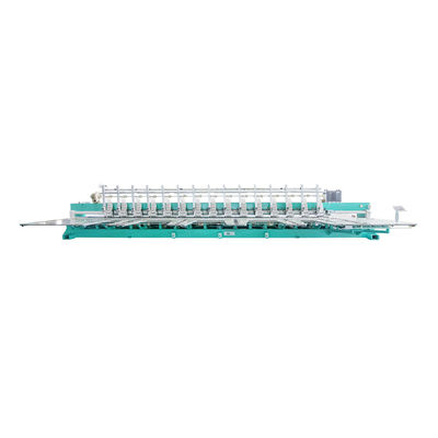 12 cabezas Máquina de bordado de corte láser computarizada 10.5M*2.3M*1.25M